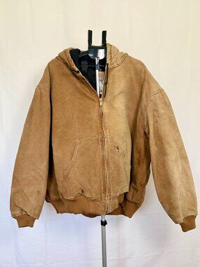 Vintage | Carhartt | Duck Canvas Hooded Jacket Brown | Size 3XL